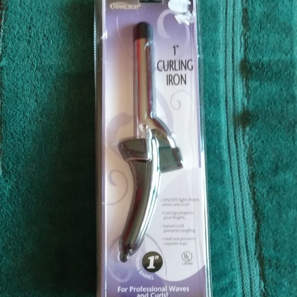 Perfection Silver Curling Iron - 1 Inch